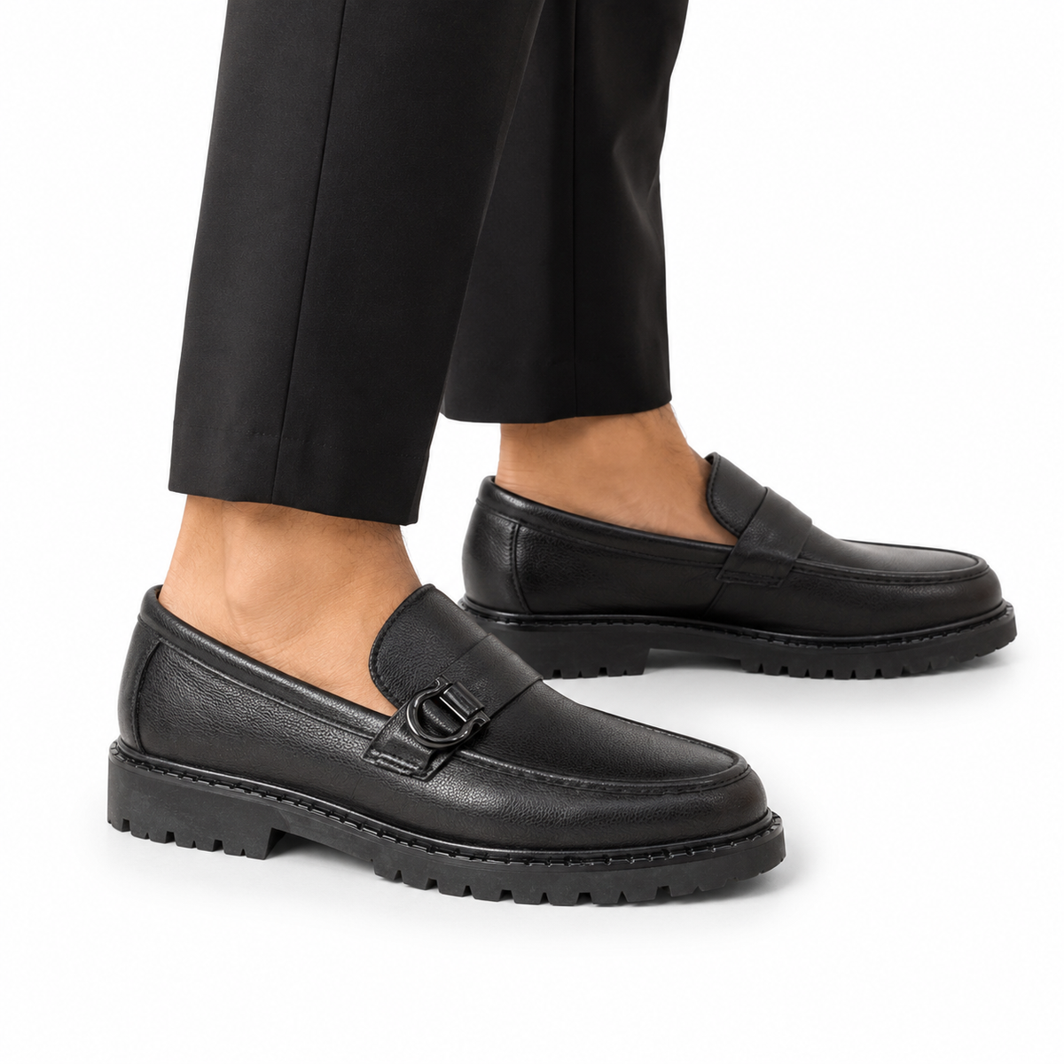 Kişi üçün Premium Qara Loafer