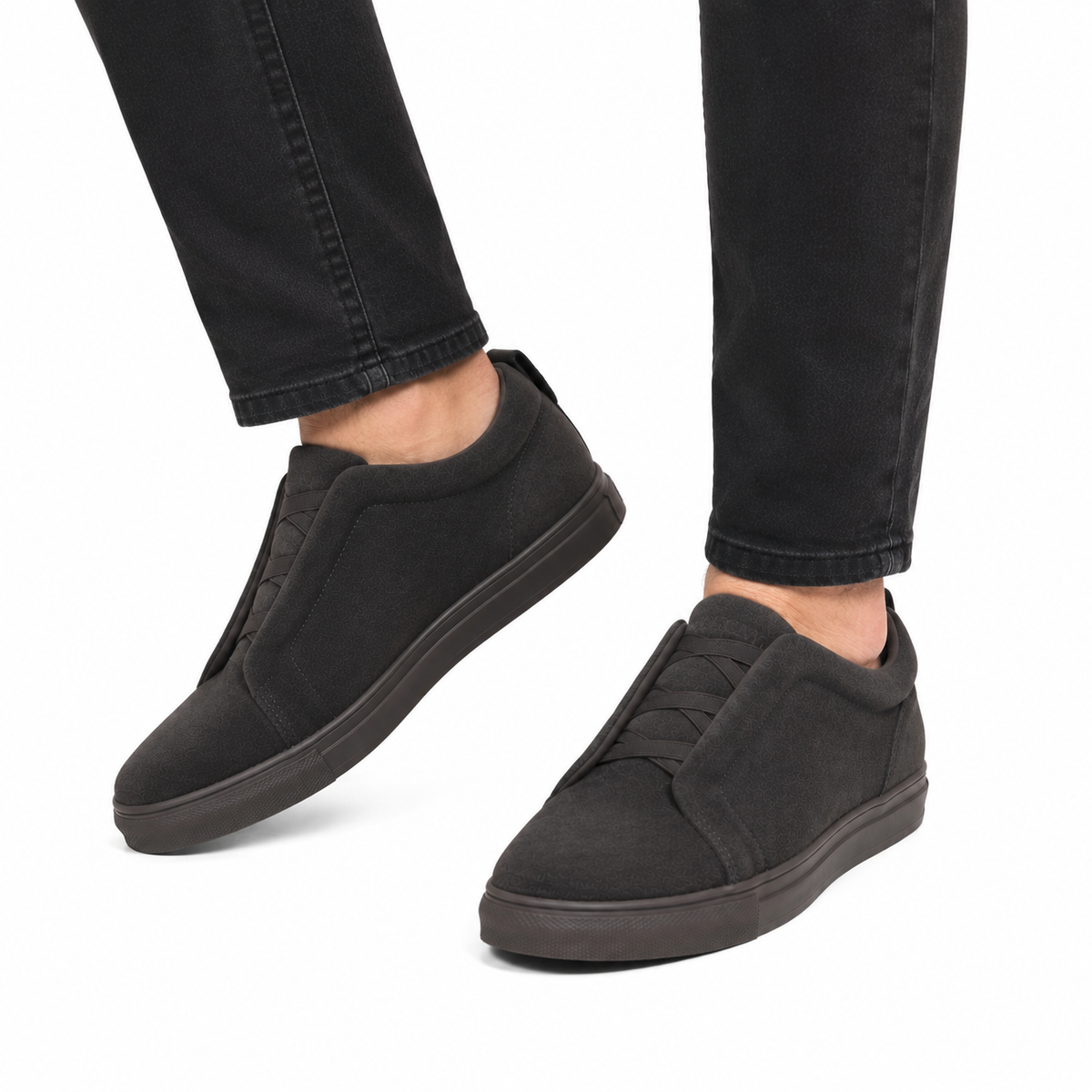 Premium Tünd Qəhvəyi Kişi Sneaker Ayaqqabısı