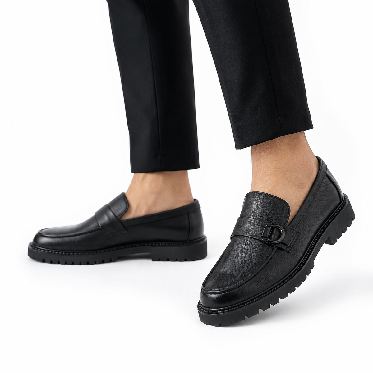 Kişi üçün Premium Qara Loafer