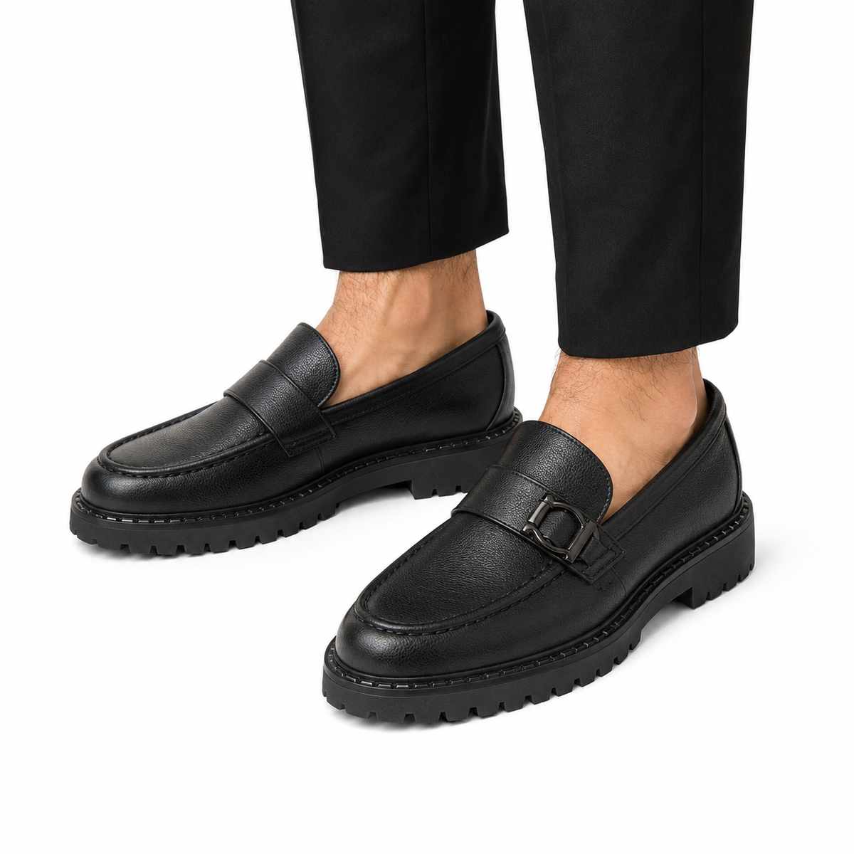 Kişi üçün Premium Qara Loafer