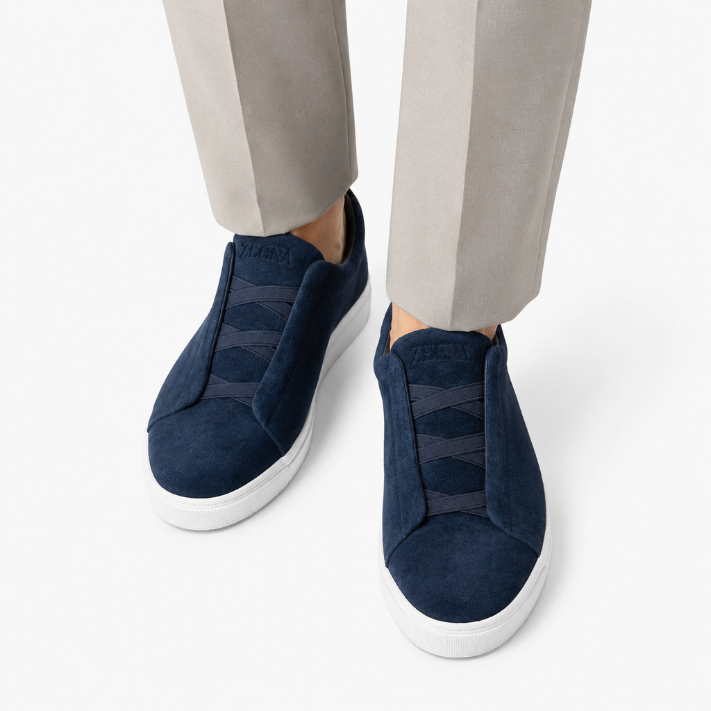 Premium Lacivərt Kişi Sneaker Ayaqqabısı