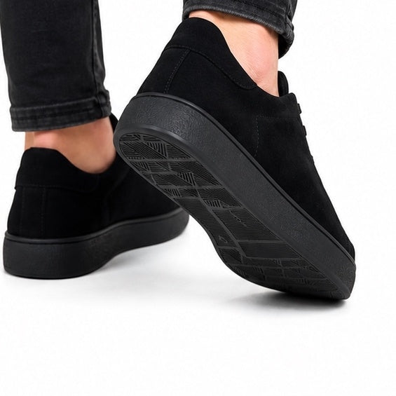 Kişi üçün Qara Zamşa Sneaker