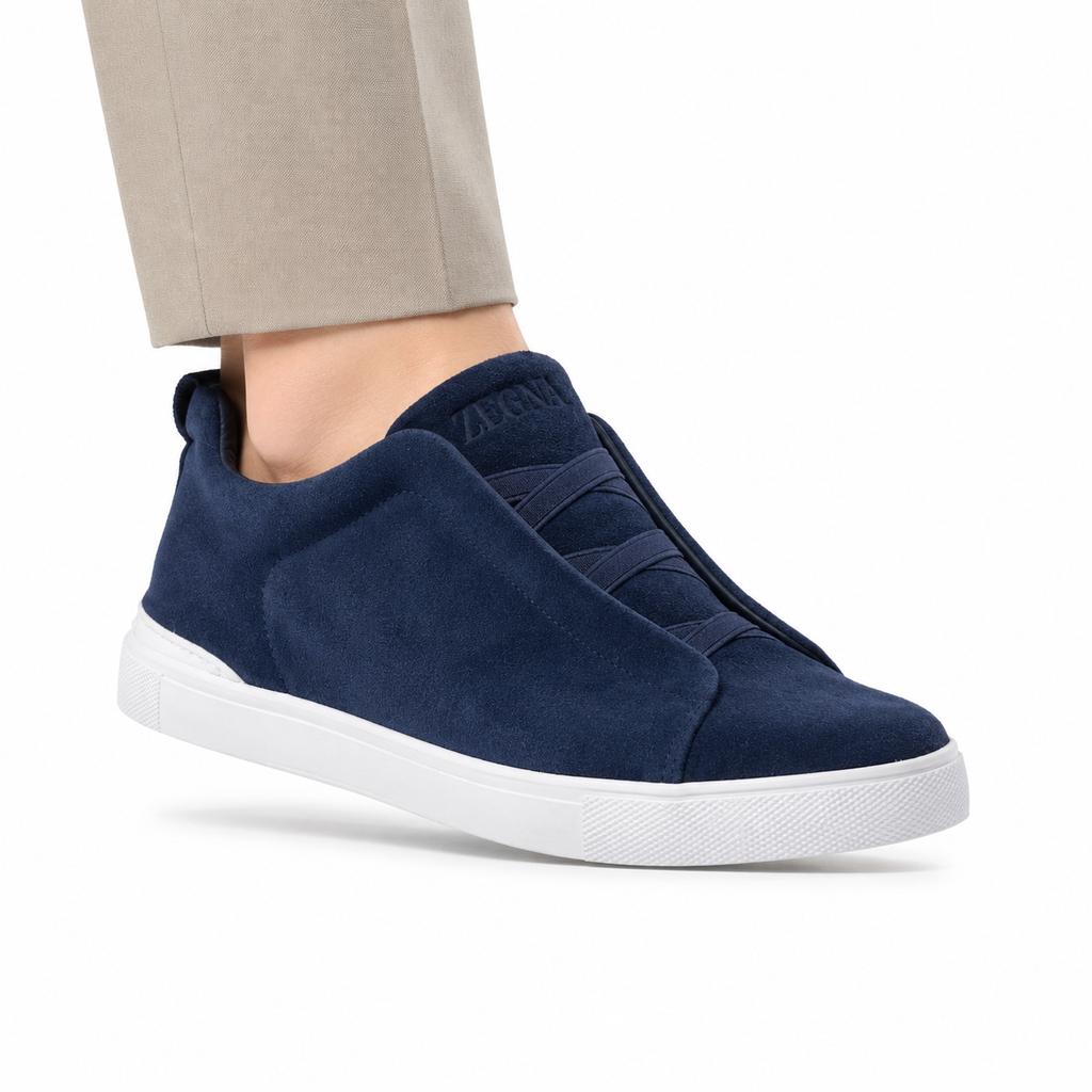 Premium Lacivərt Kişi Sneaker Ayaqqabısı
