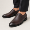 Kişi üçün Qəhvəyi Dəri Loafer Ayaqqabı – Klassik və Eleqant Gündəlik Model