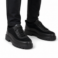 Qara Premium Kişi Sneaker – Platformalı, Rahat və Modern Dizaynlı Ayaqqabı