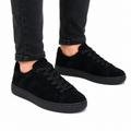 Kişi üçün Qara Zamşa Sneaker