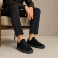 ZEGNA Kişi üçün Qara Zamşa Sneaker