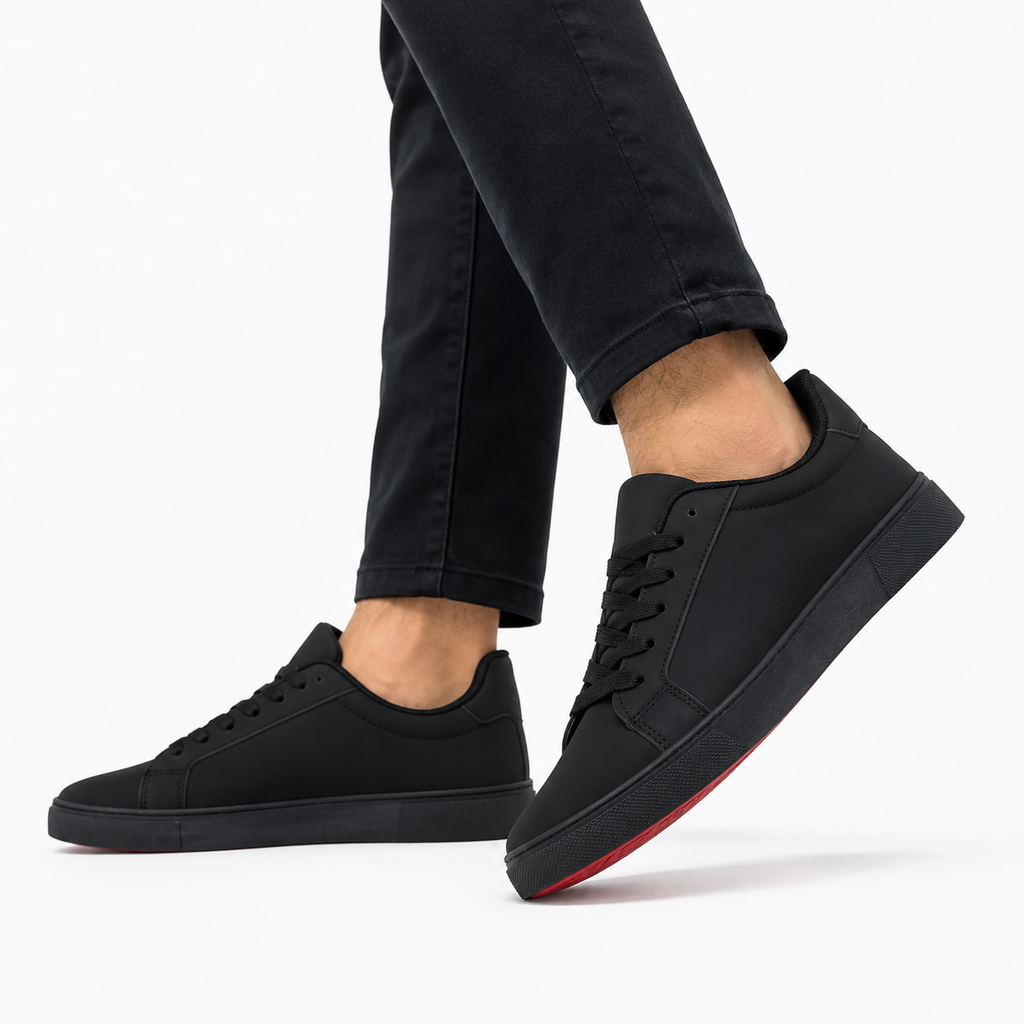 Kişi üçün qara sneaker ayaqqabı